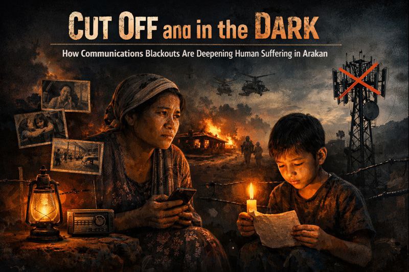 Cut Off and in the Dark: How Communications Blackouts Are Deepening Human Suffering in Arakan